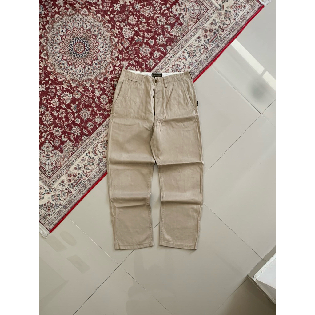 GOWEST Japan Us Army Military Khaki Officers Trousers