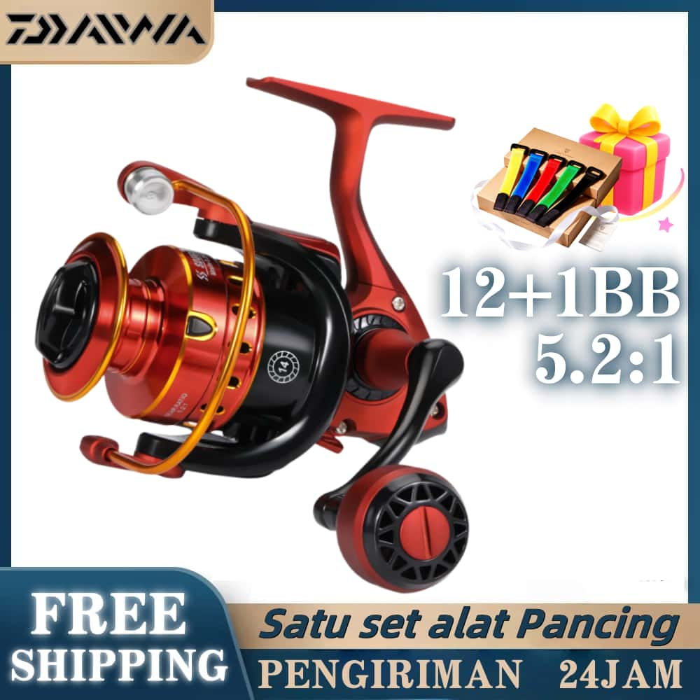 Reel Pancing Spinning HA-7000 DAIWA - Drag 50KG, 12+1 Bearing, Ringan & Tahan Lama