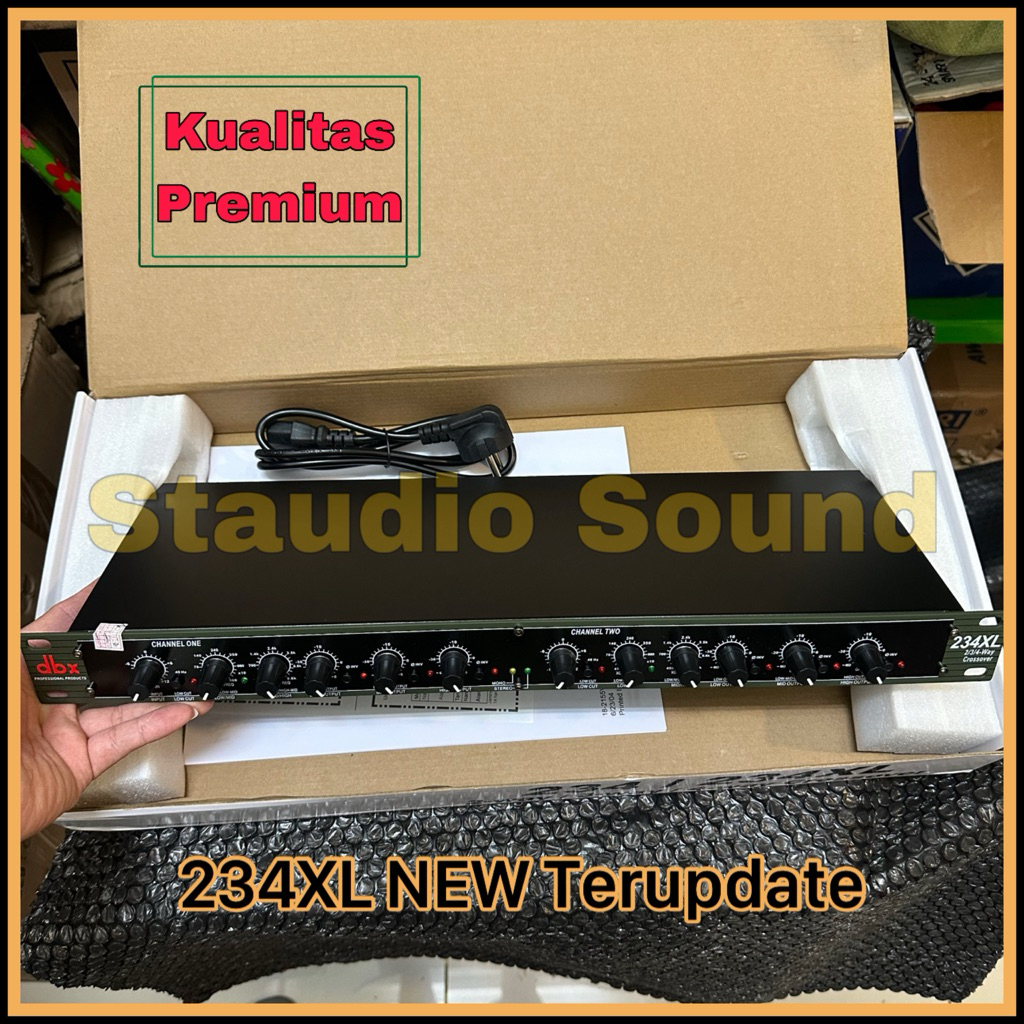 Crossover DBX 234XL subwoofer 234 XL Audio Prosesor 4-Way dbx 234 xl