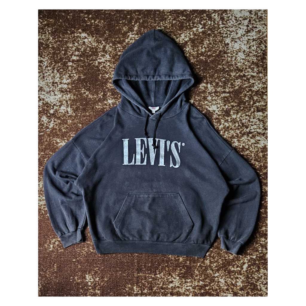 Hoodie L3V1S BOXY M/L (Hitam) second