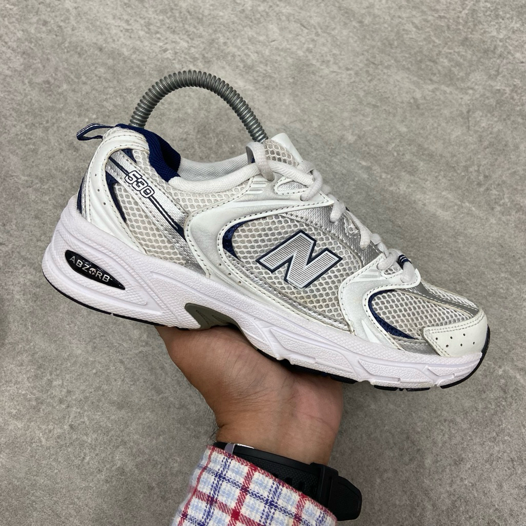 [Size 38] New Balance 530 ‘White Silver Navy’ (MR530SG) Second Original Kondisi Mulus No Minus. Harg