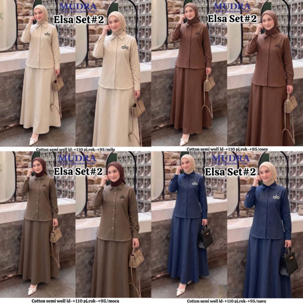 BAJU ELSA SET#2 BY MUDRA