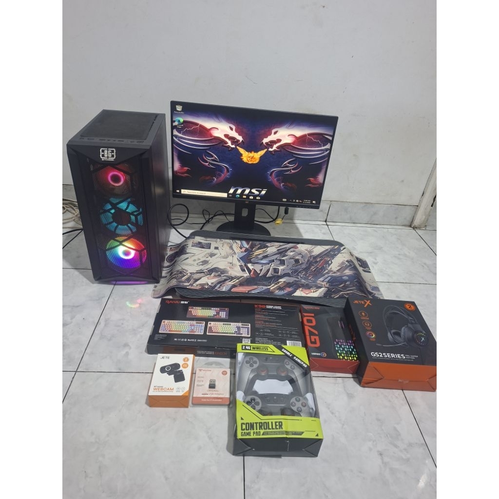 Murah Pc Gaming Pc Fullset Core i3 gen 7 Gtx 1060