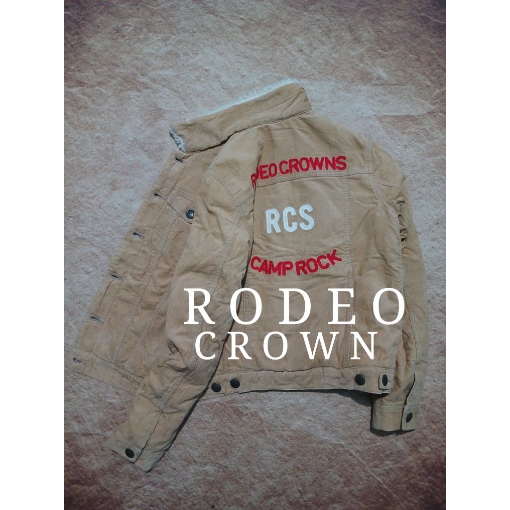 Jaket trucker corduroy zerpa RODEO CROWN bekas pakai
