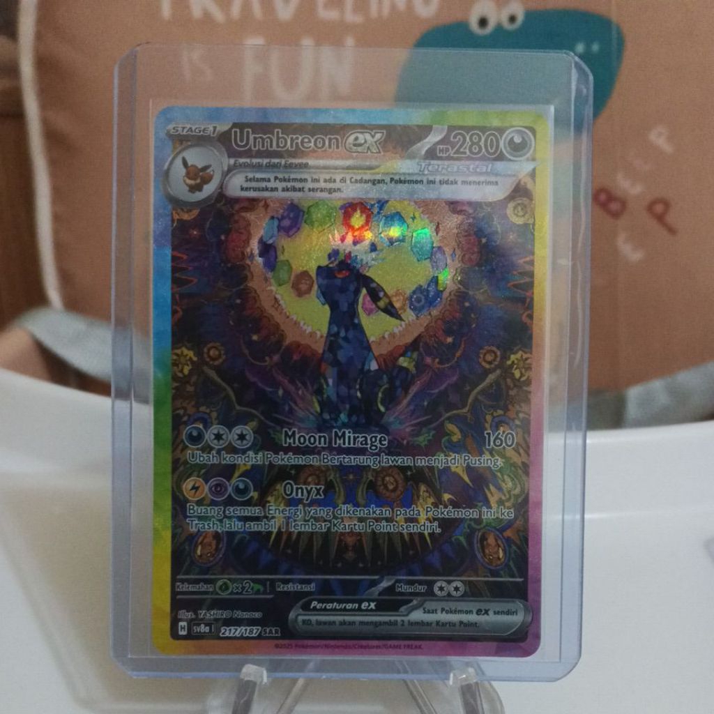 Umbreon EX SAR 217/187 SV8a Festival Terastal