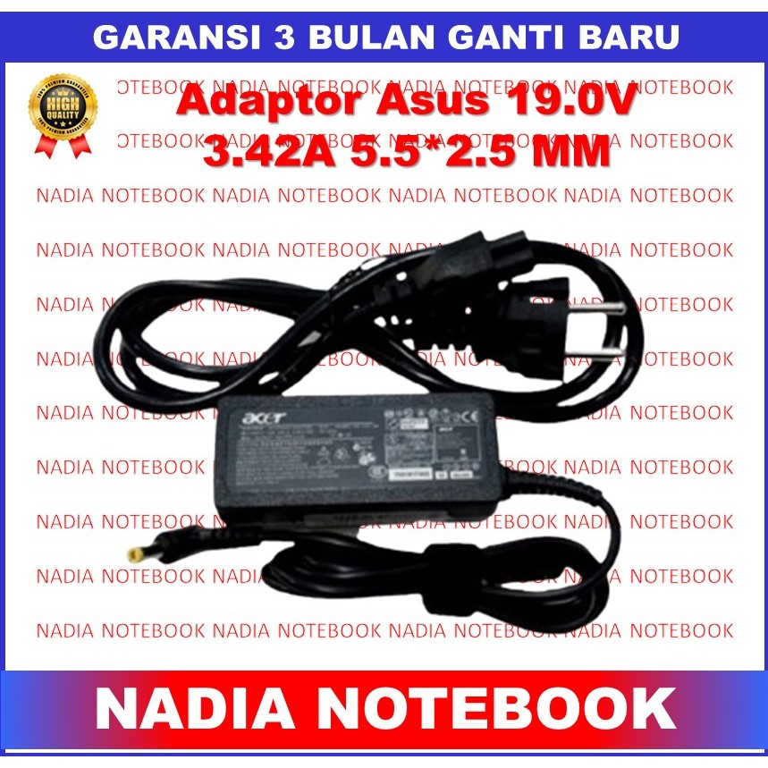 Adaptor Charger Asus A43 A43E A43U A43F A43S K43S ORI