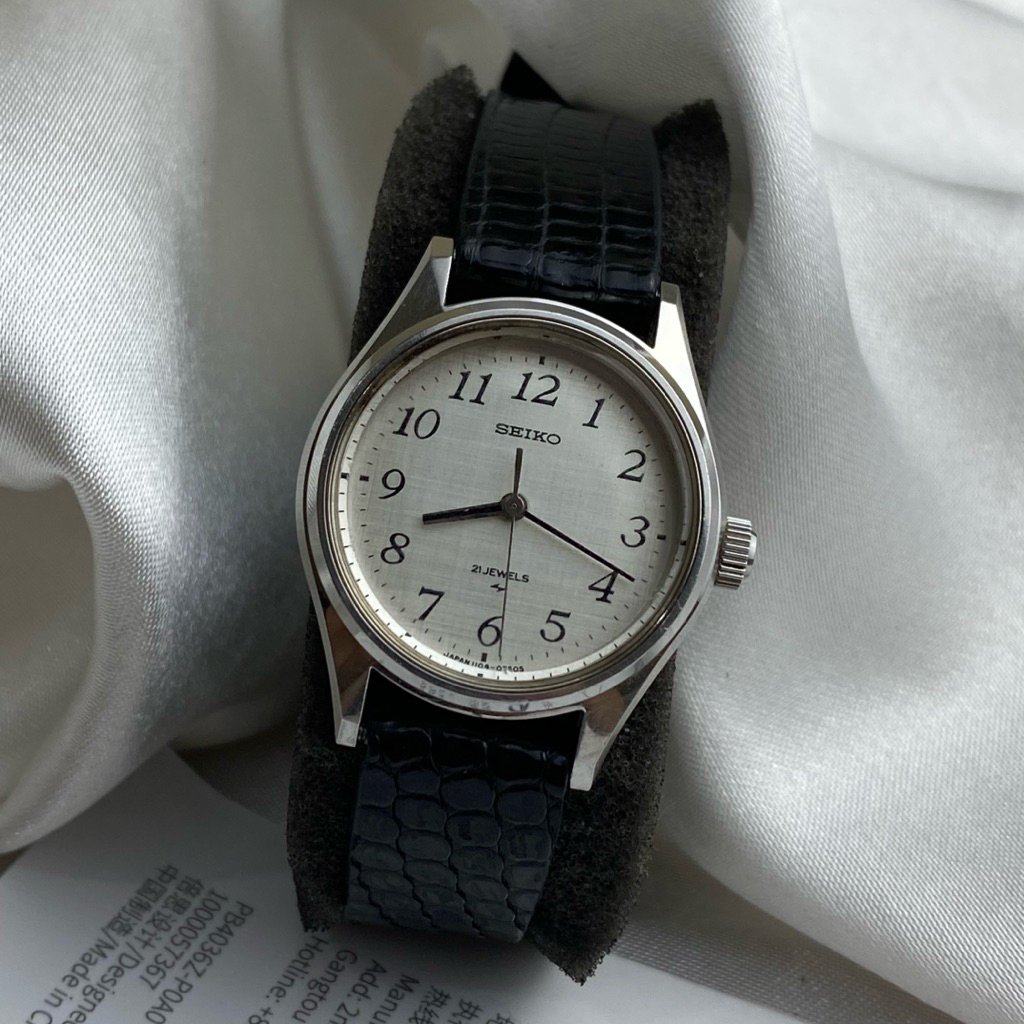 jam cewek asli seiko manual winding second