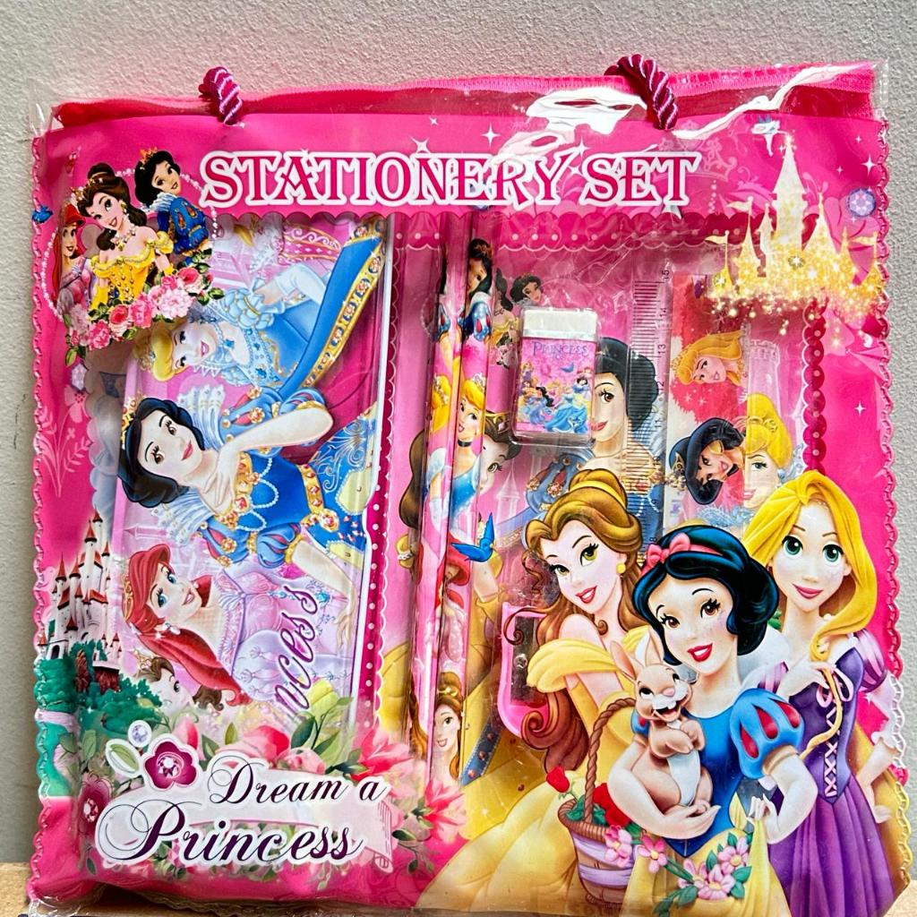 [FREE BUBBLE+DUS] Paket Alat Tulis Study Set Stationery Motif Fancy Princess Cars Mobil 8805 | Isi L
