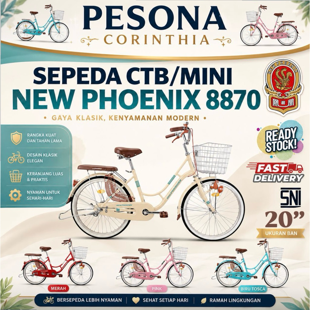 Sepeda Mini CTB 20” New phoenix 8870