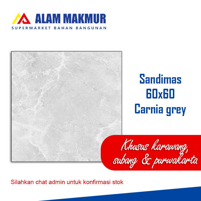 Granit 60x60 sandimas carnia grey /granit glossy