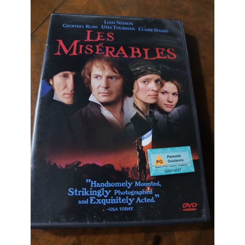 DVD  original LES MISERABLES