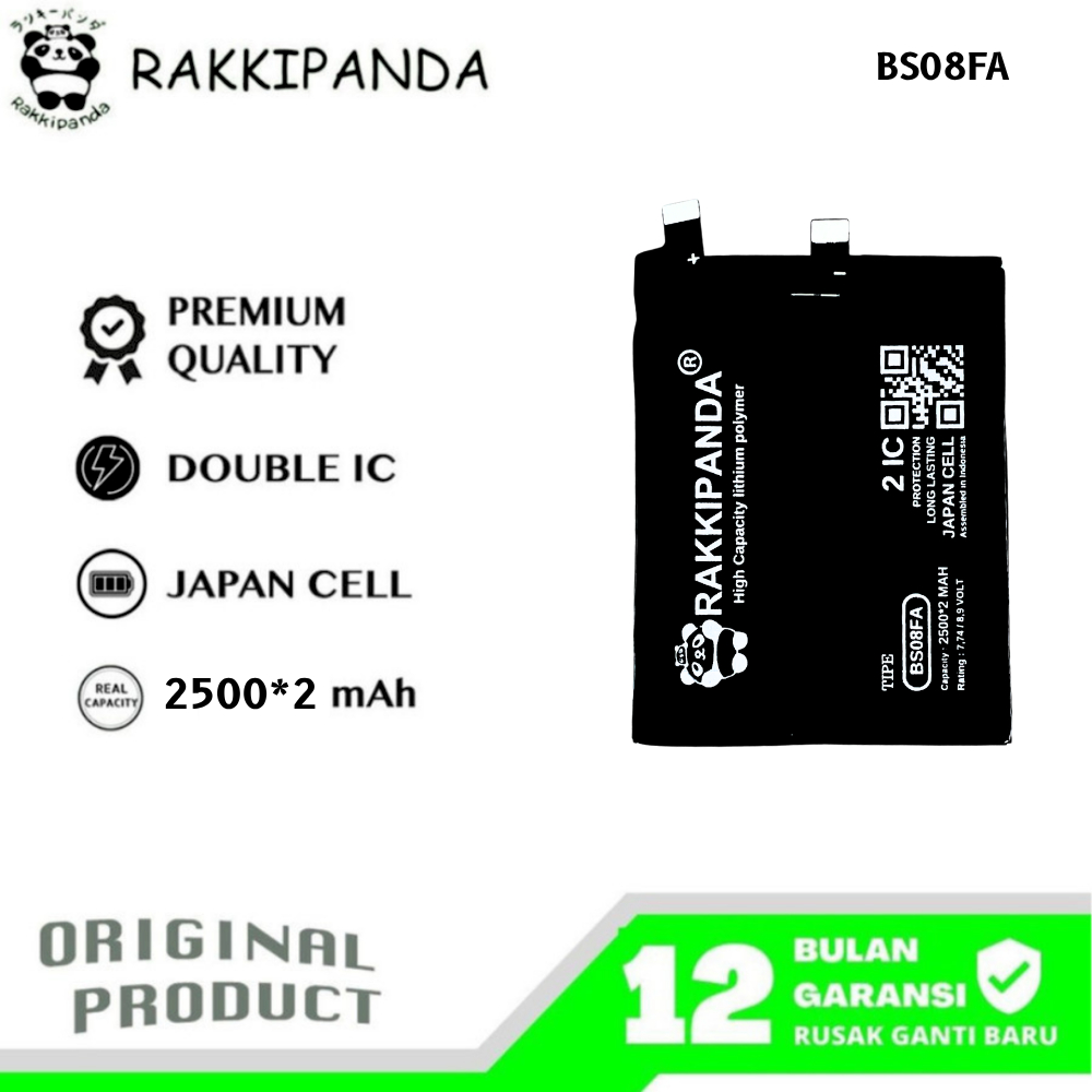 RakkiPanda - BS08FA Black Shark 4 / 4 Pro / 4S Batre Batrai Baterai