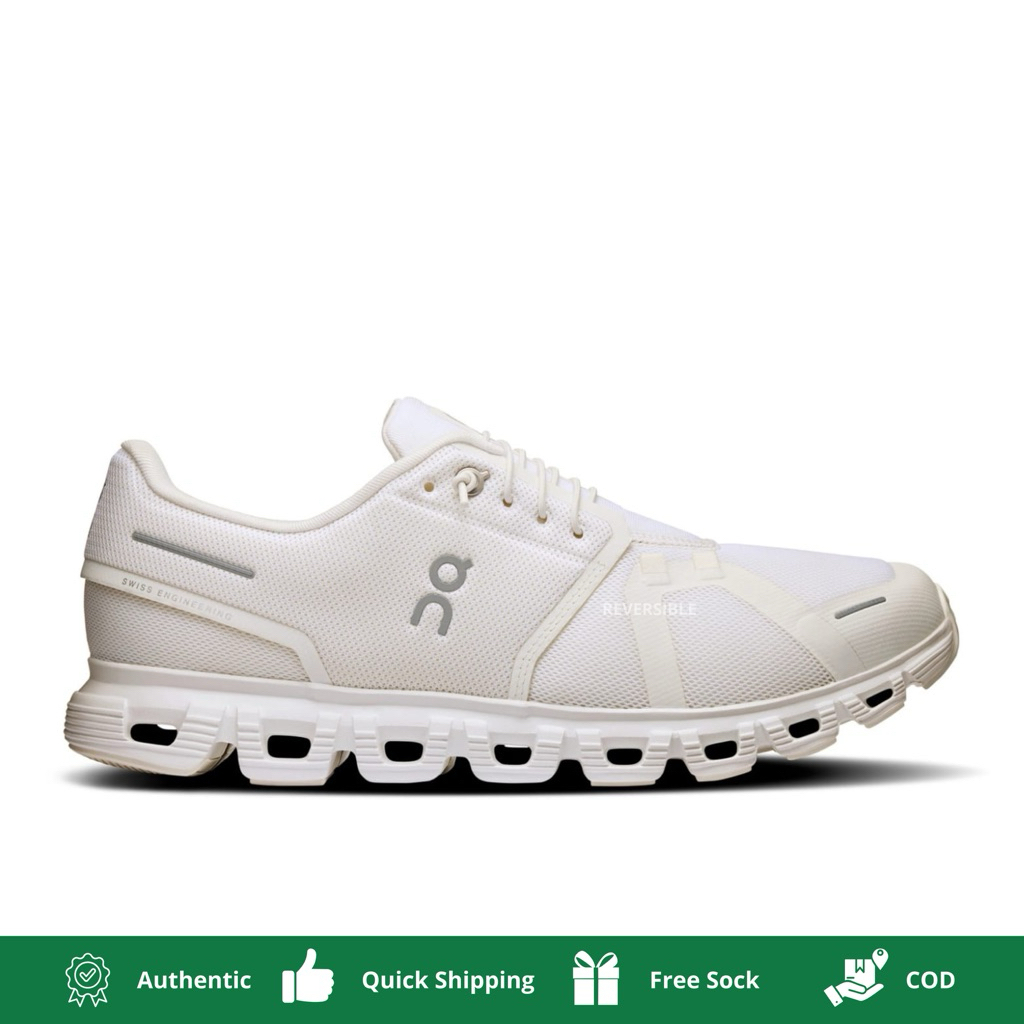 Sepatu Running On Cloud 6 White Original