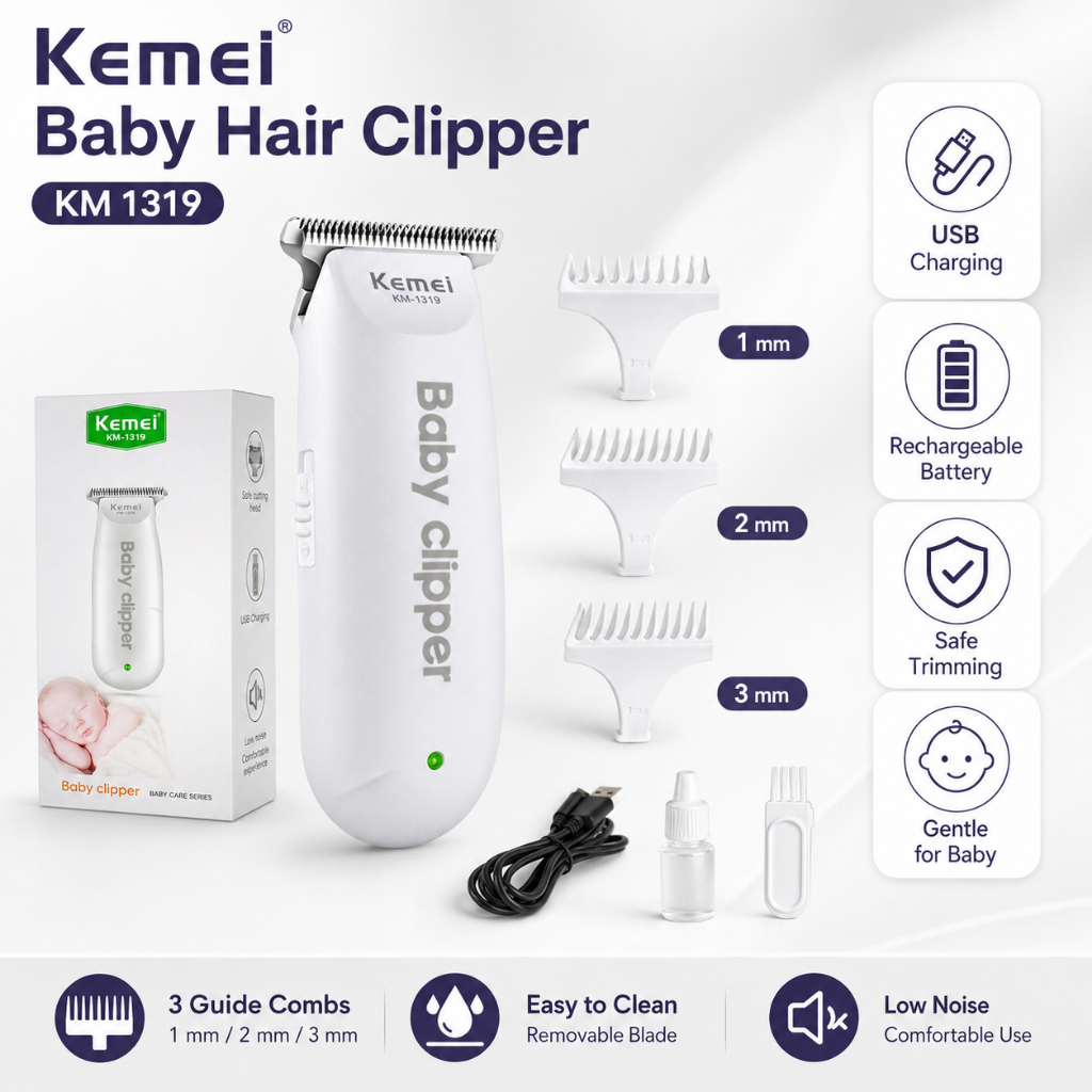 kemei km 1319 baby hair shaver baby kemei shaving machine km 1319