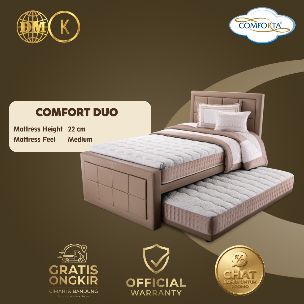 Kasur Springbed 2 in 1 Comforta Comfort Duo