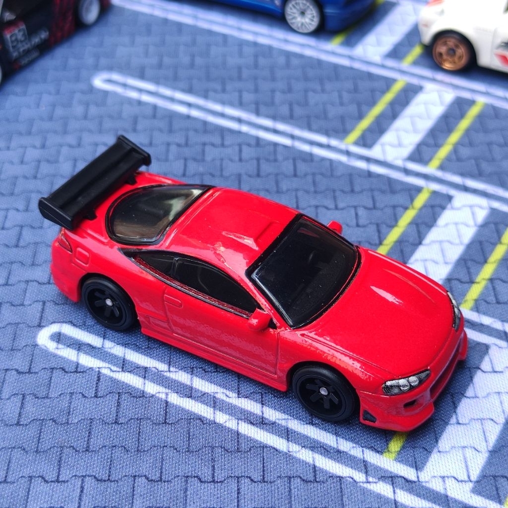 Hotwheels Premium Loose - Mitsubishi Eclipse Merah