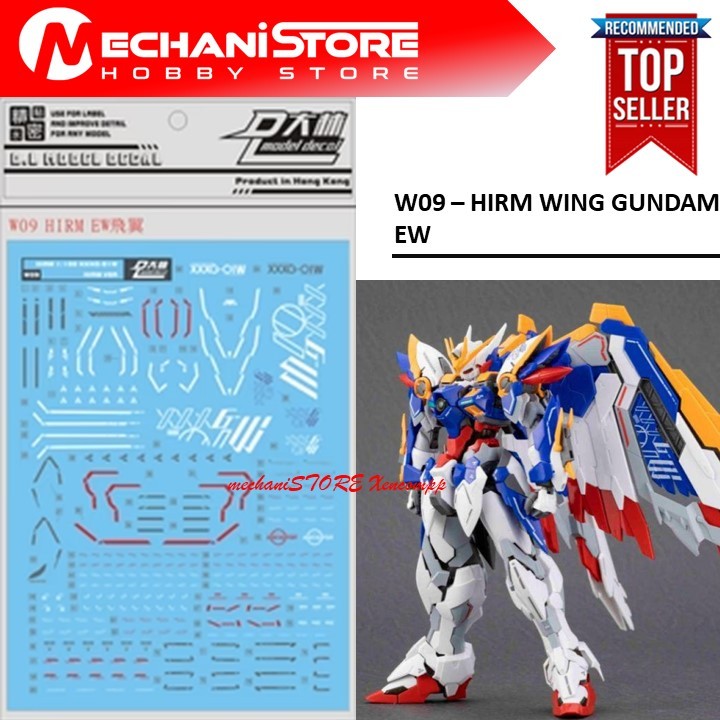 Water Decal W09 HIRM Wing Gundam EW by DL Model