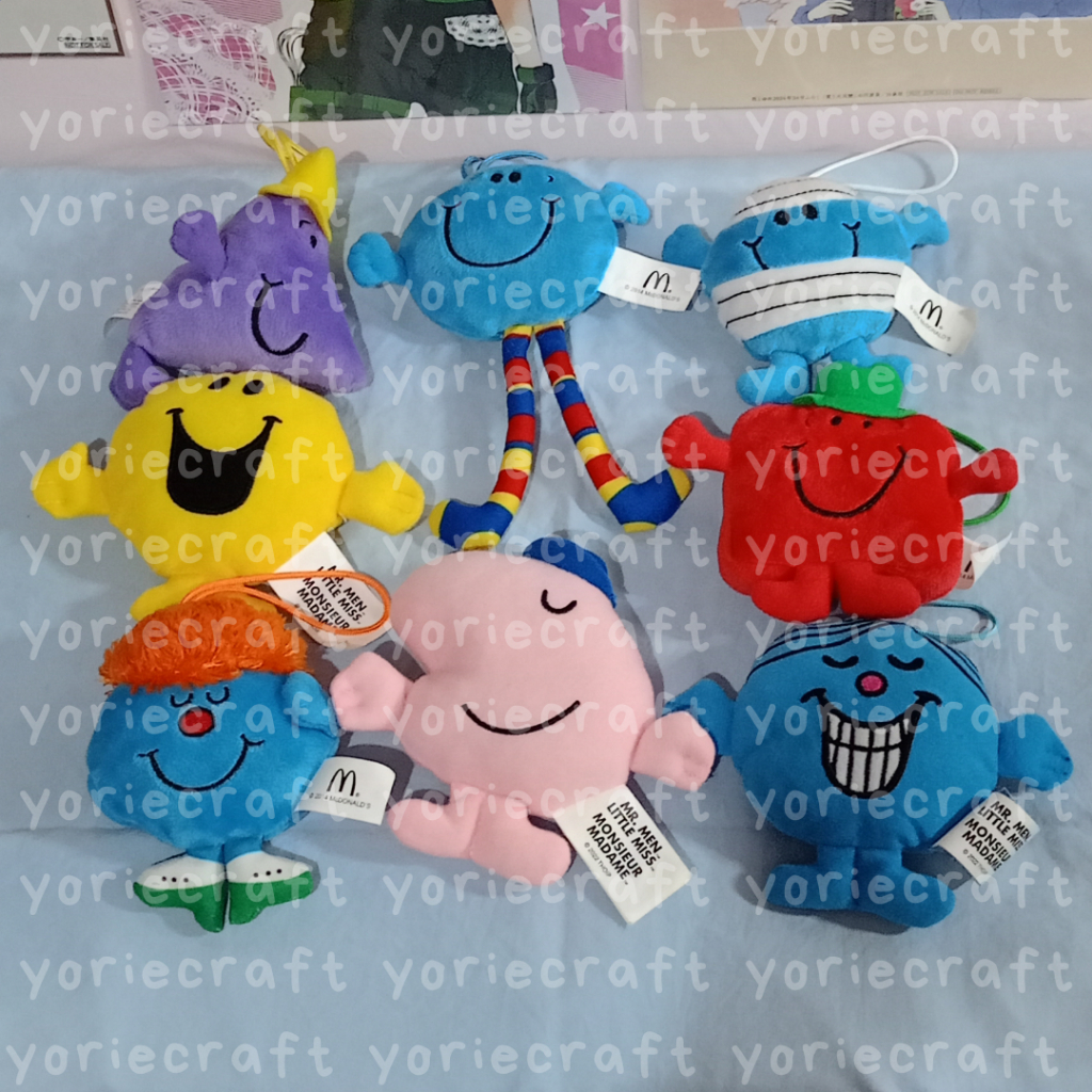 Gantungan Kunci Boneka Mr. Men and Little Miss Ex-store / Mr. Men and Little Miss Keychain