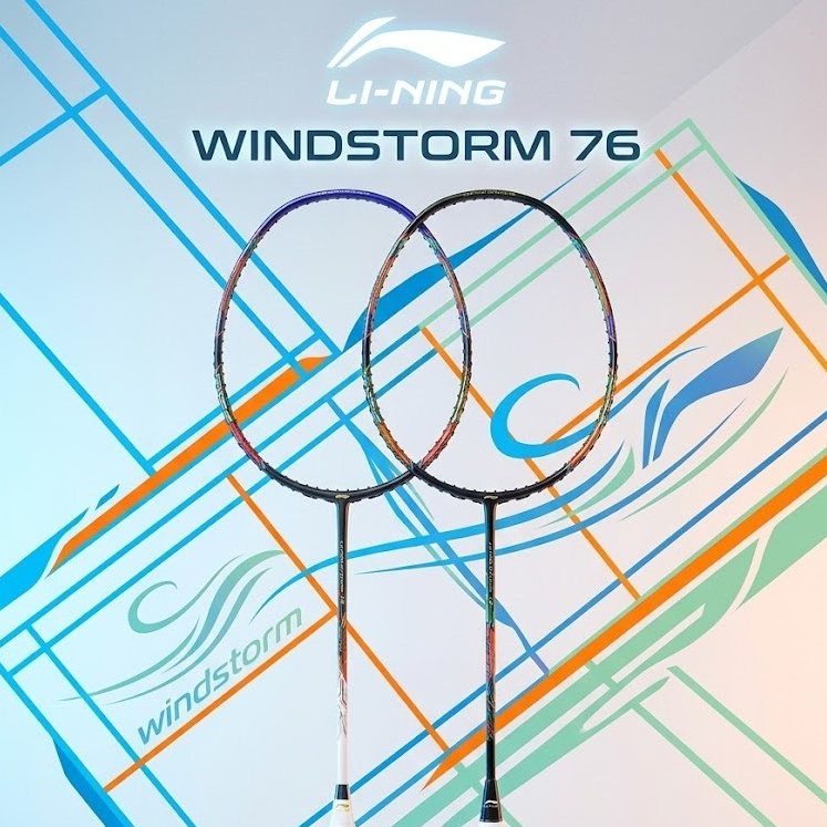 RAKET BADMINTON LINING WINDSTORM 76