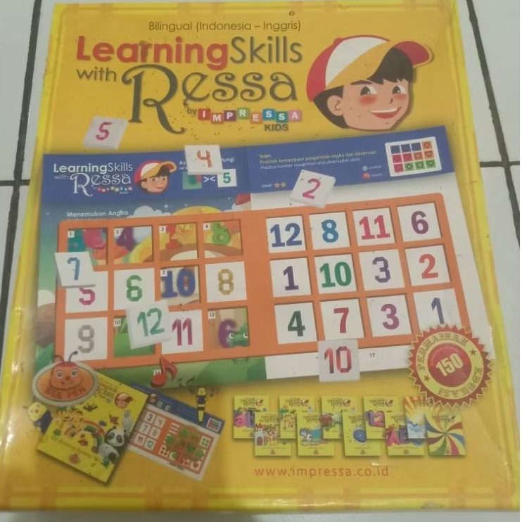 Buku Original LEARNING SKILLS WITH RESSA by IMPRESSA KIDS