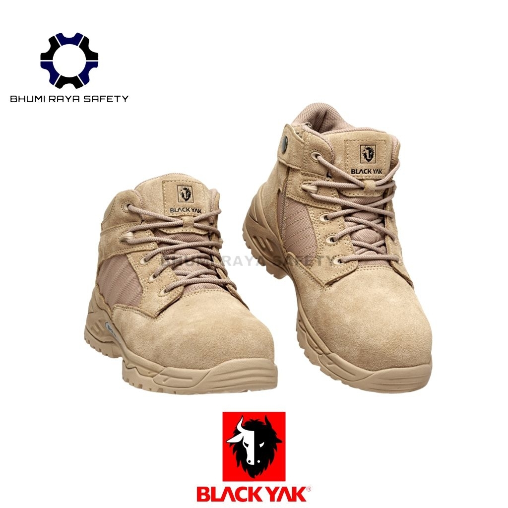 Sepatu Safety/Sepatu Kerja/Sepatu Safety Sporty | Sepatu Safety Pria - Wanita Original Black Yak-501