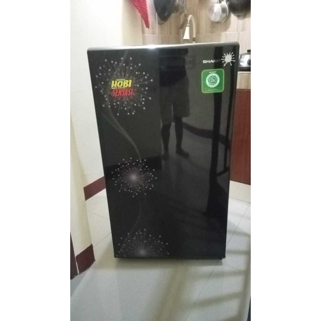 Kulkas Bekas 1 Pintu SHARP SJ 167 / 168 MG DB DP Glossy Door 133 Liter