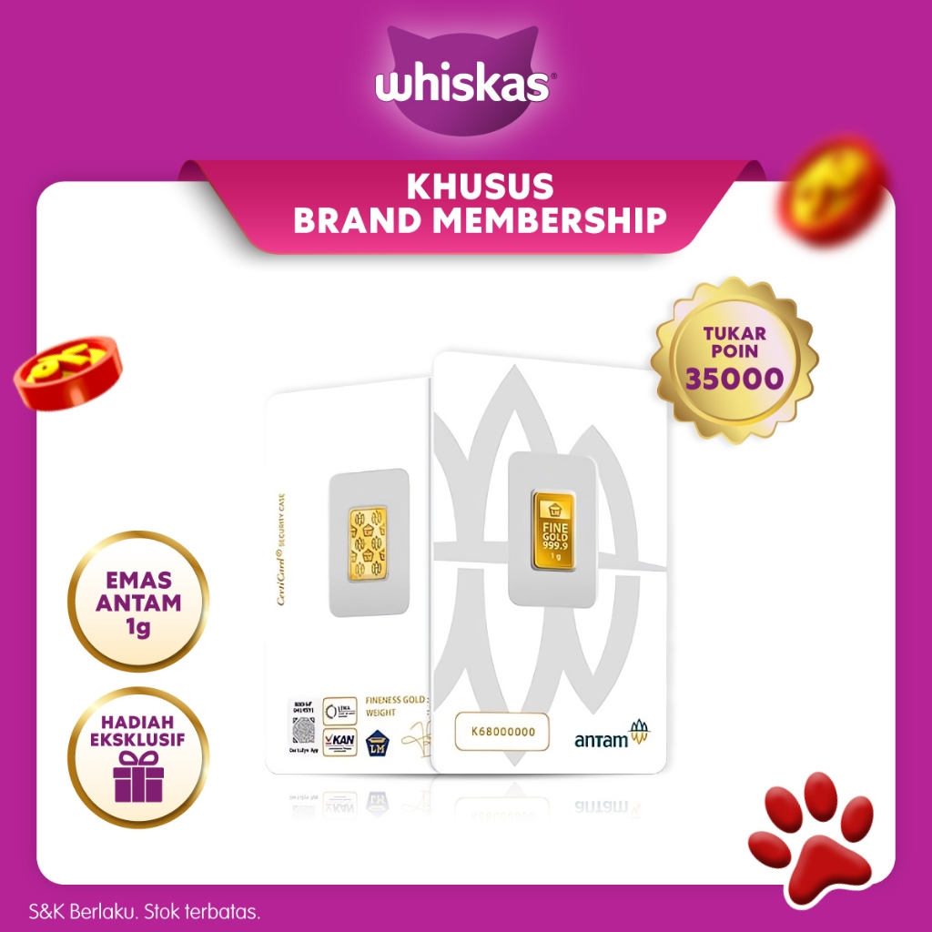 [HADIAH KHUSUS MEMBER] Antam Emas 1 Gram