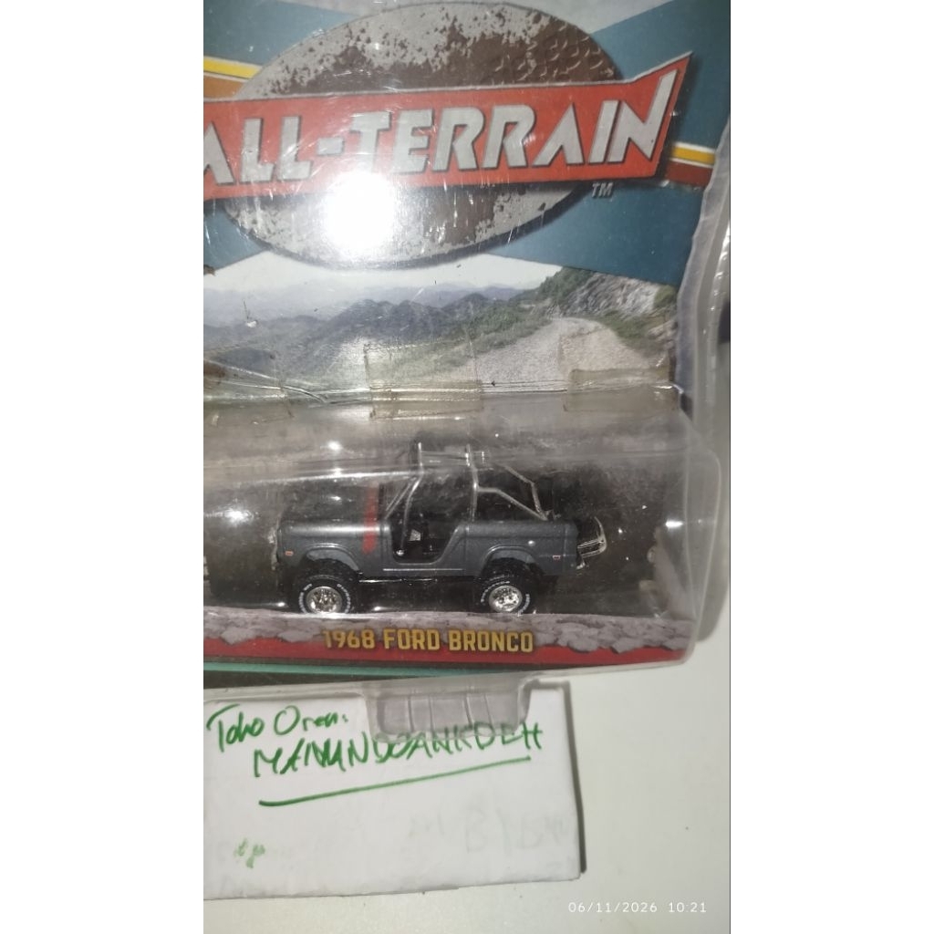 Greenlight All-Terrain (Series 1) - 1968 Ford Bronco (Custom Steel Gray)