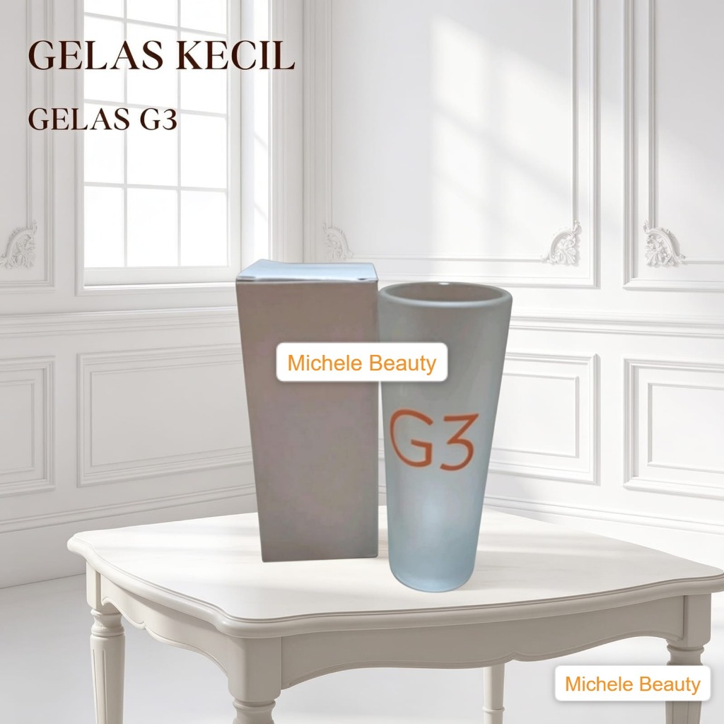 GELAS SLOKI KECIL/GELAS JUS G3/GELAS BERLOGO NS /GELAS TEBAL/GELAS CANTIK