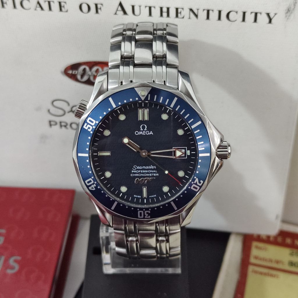 Omega Seamaster Diver 300 M 40th Anniversary 007 James Bond Limited Edition