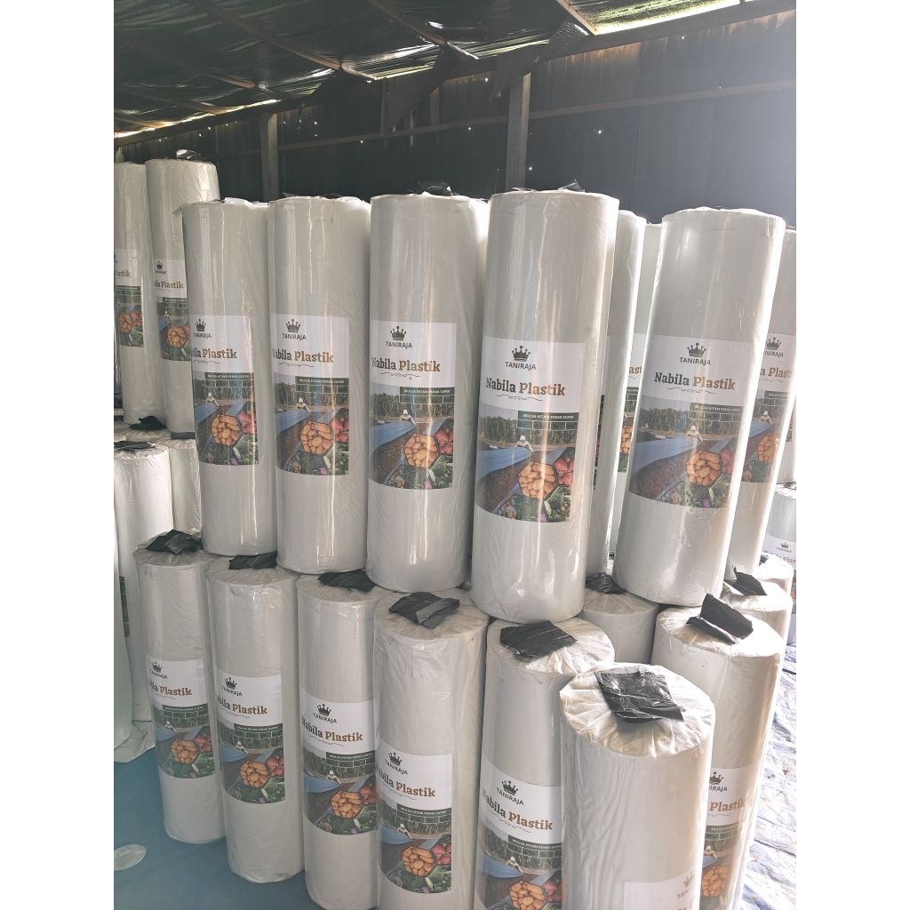 Free 1kg Pasak, Mulsa Hitam Perak Nabila Plastik Kualitas Terbaik 1 Roll 18kg