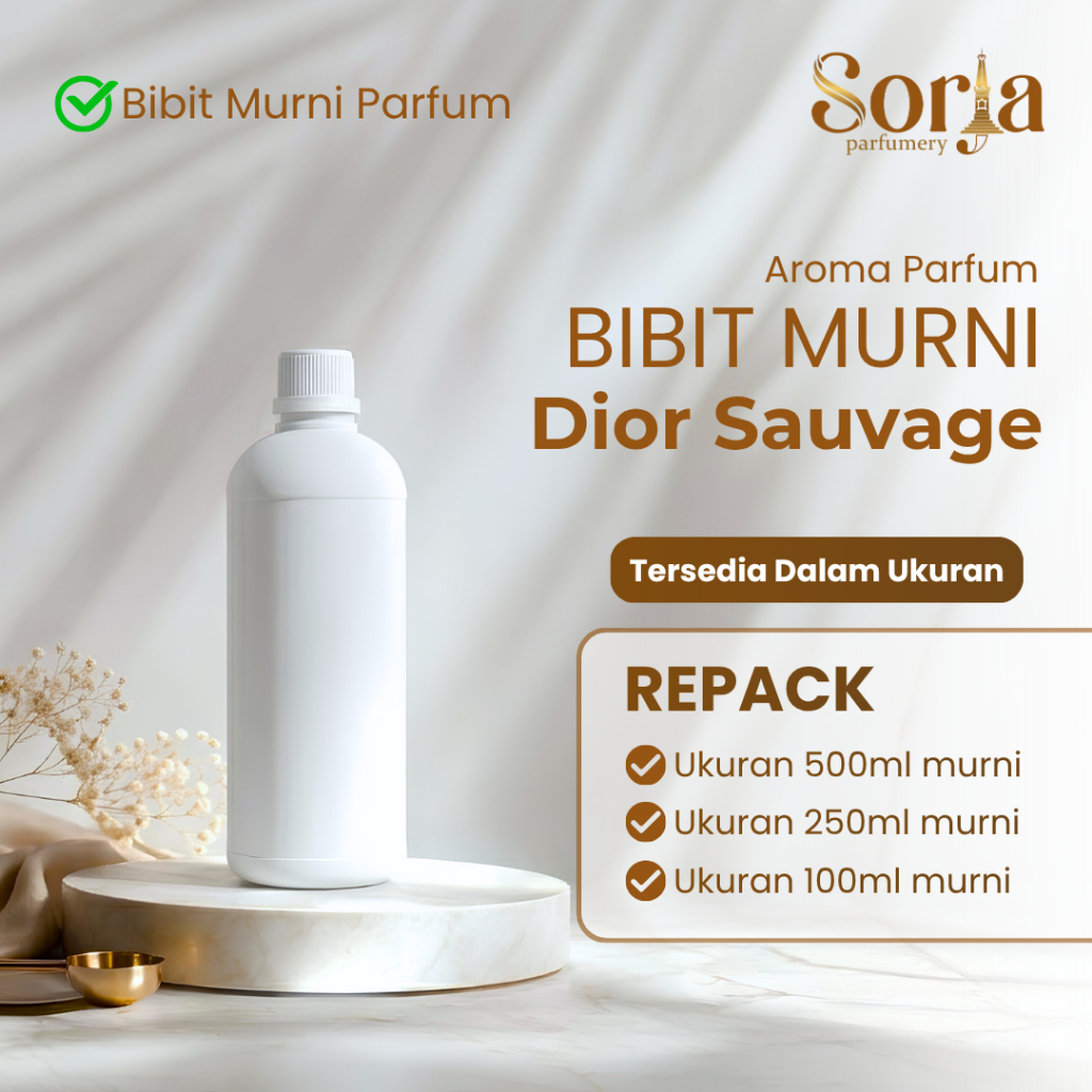 Bibit Parfum Dior Sauvage Original Murni REPACK 100ml 250ml 500ml ORIGINAL 100%