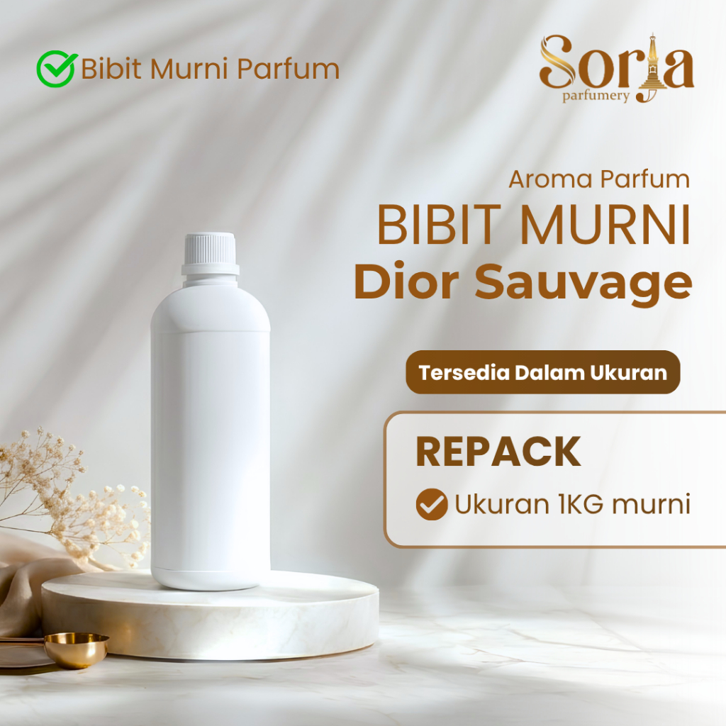 Bibit Parfum Dior Sauvage Original Murni REPACK 1KG ORIGINAL 100%
