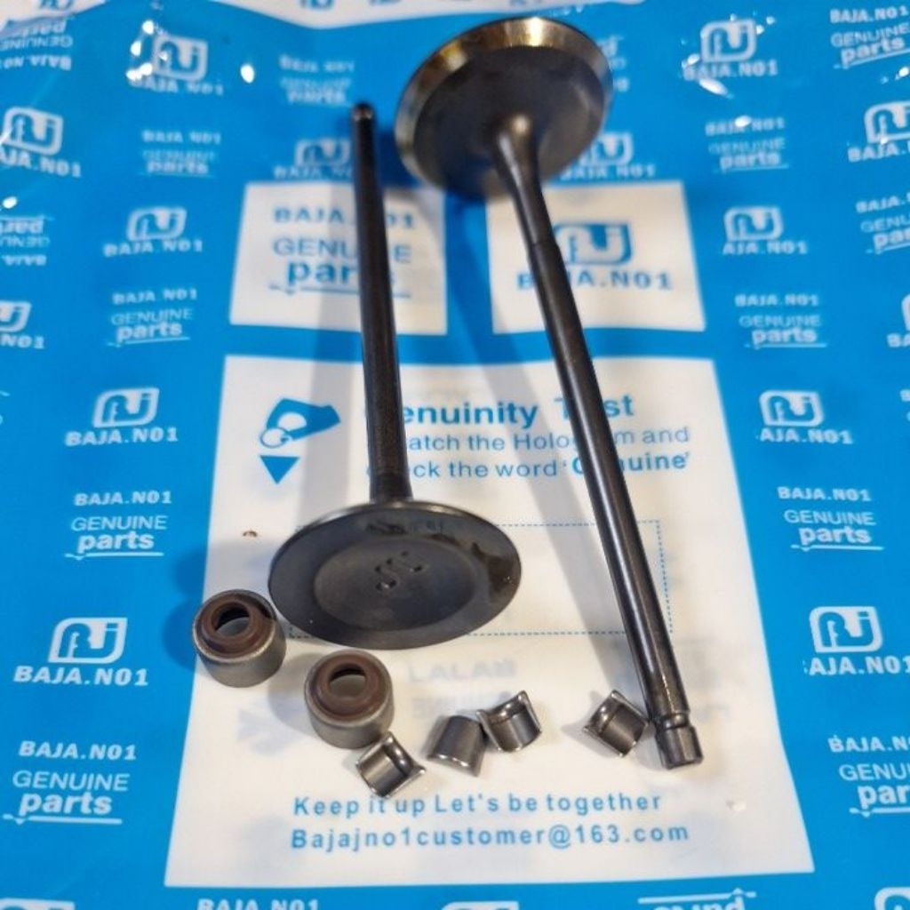 klep set pulsar 180/payung klep pulsar 180ug3 180ug4 31-25 mm merk BAJA NO1