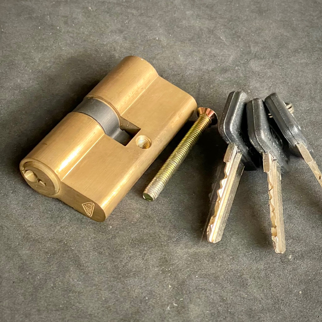 Silinder kunci kuningan / silinder kunci pintu besar / kunci pintu