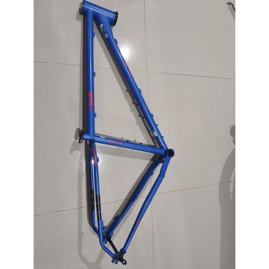 Frameset sepeda gravel CINELLI HOBOTLEG GEO Chromoly size S Boost ,27.5/29' Kondisi mulus like new (