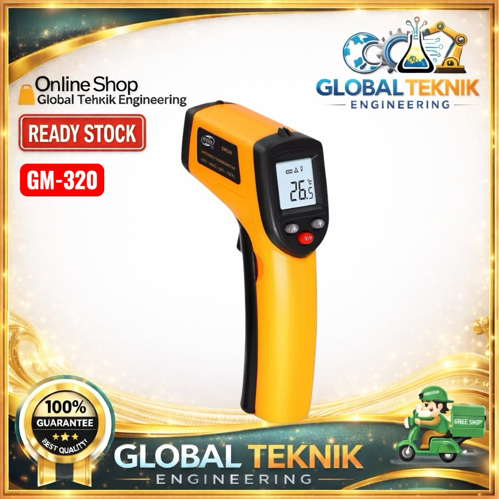GM320 Benetech Infrared Termometer Thermometer GM-320 Termogun GM 320