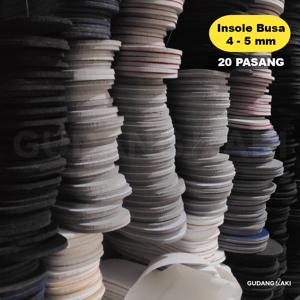 Insole Sepatu Alas Dalam Sepatu Busa Sepatu Kodian 20 Pasang