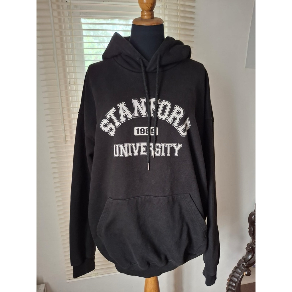 hoodie oversize hitam pl