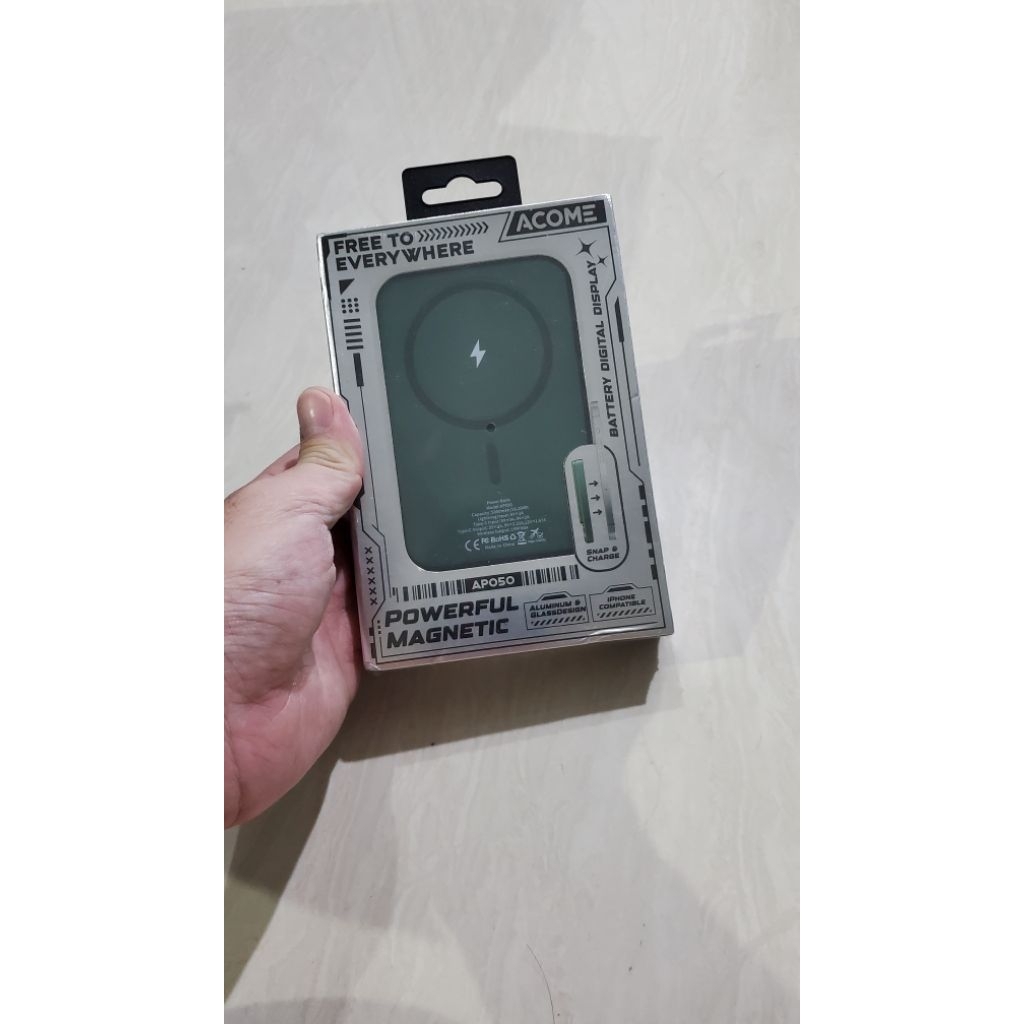 Powerbank Wireless Magsafe 5000mah Acome AP050