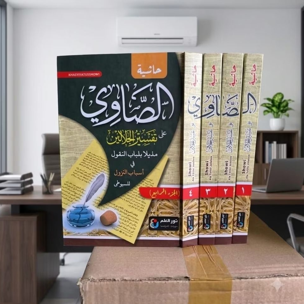 Kitab Tafsir Showi 4 jilid cetakan Nurul ilmi