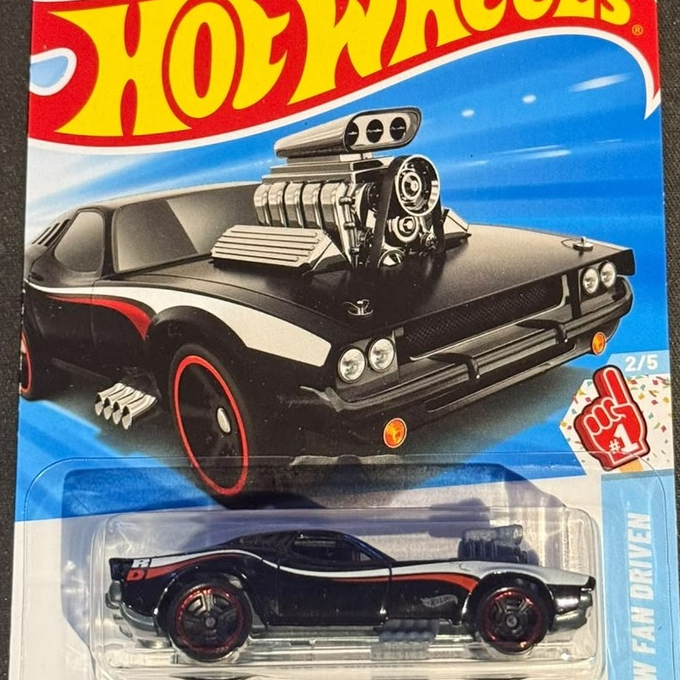 Hot Wheels - HW Fan Driven - Rodger Dodger (hitam) - Hotwheels - Hot wheel - diecast skala 1 64