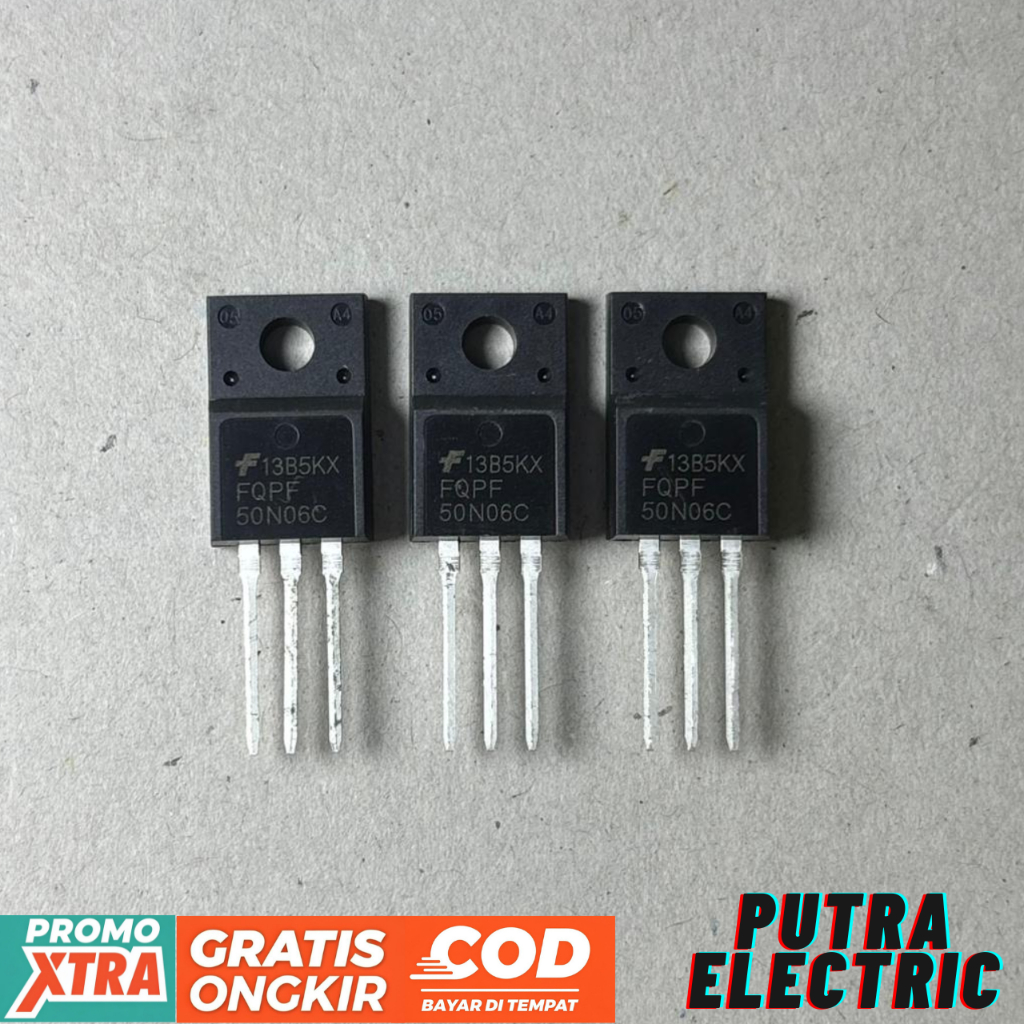 MOSFET FQA 50N60 B ASLI ORIGINAL IC TRANSISTOR FQA50N60 50N 60 KUALITAS BAIK