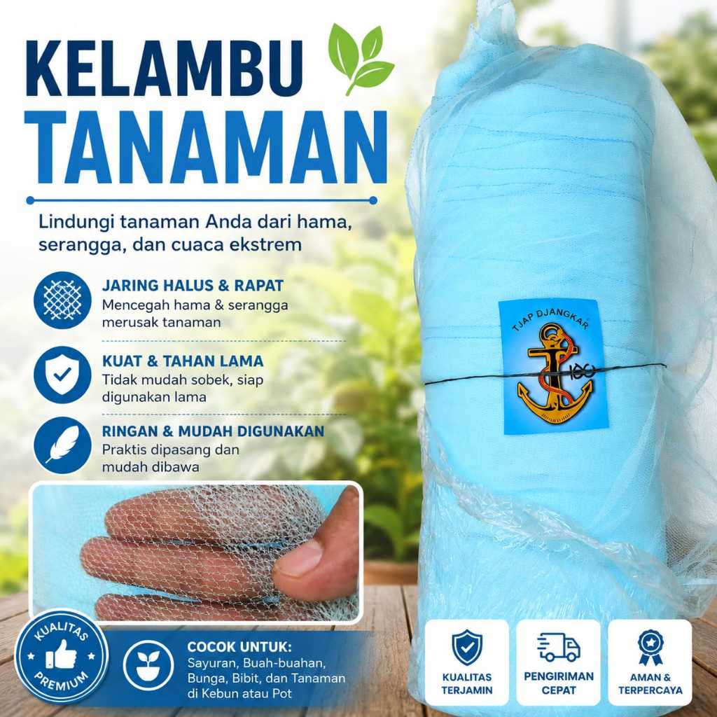Waring Kelambu Ecer Per Meter Lebar 3m Untuk Kebun Bawang