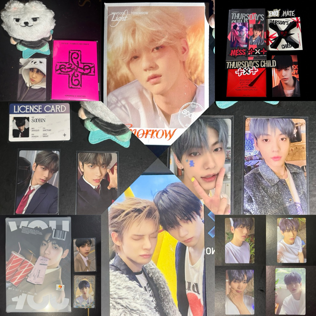 [Ready] Official Album set & Photocard SOOBIN TXT banyak macamnya ada Blue Hour R TNCT semua minisod