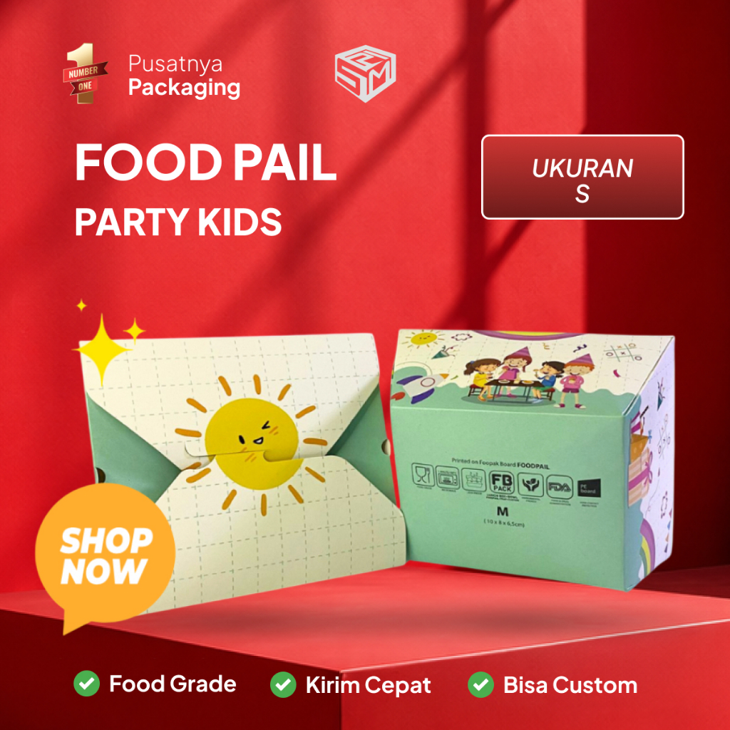 Food Pail Size S Tema Anak Wadah Hidangan Kuah Kemasan Praktis Untuk Mie Pasta Menu Panas Event Ruma
