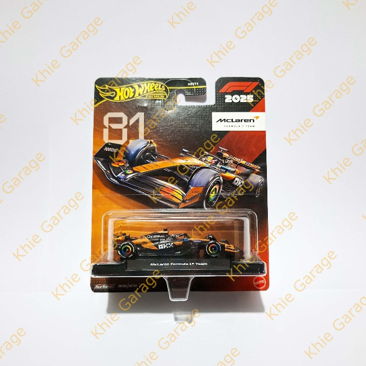 Hot Wheels Premium McLaren Formula 1 Team 81 Oscar Piastri 2025 F1 MCL39 2025 Anthracite 2026