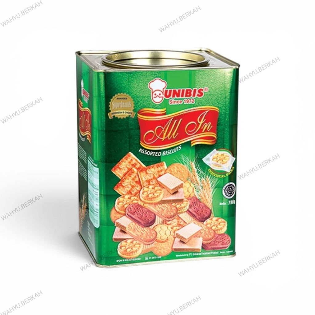 [KALENG] Unibis All In Biskuit Aneka Rasa 600gr