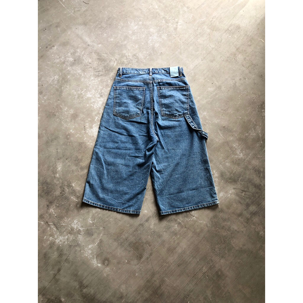 celana jorts OOTJ jeans baggy pants Y2K