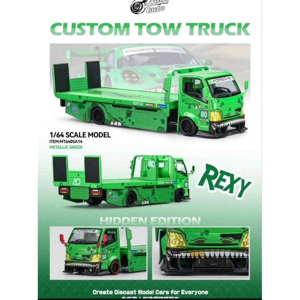 MICRO TURBO REXY CUSTOM TRUCK METALLIC GREEN